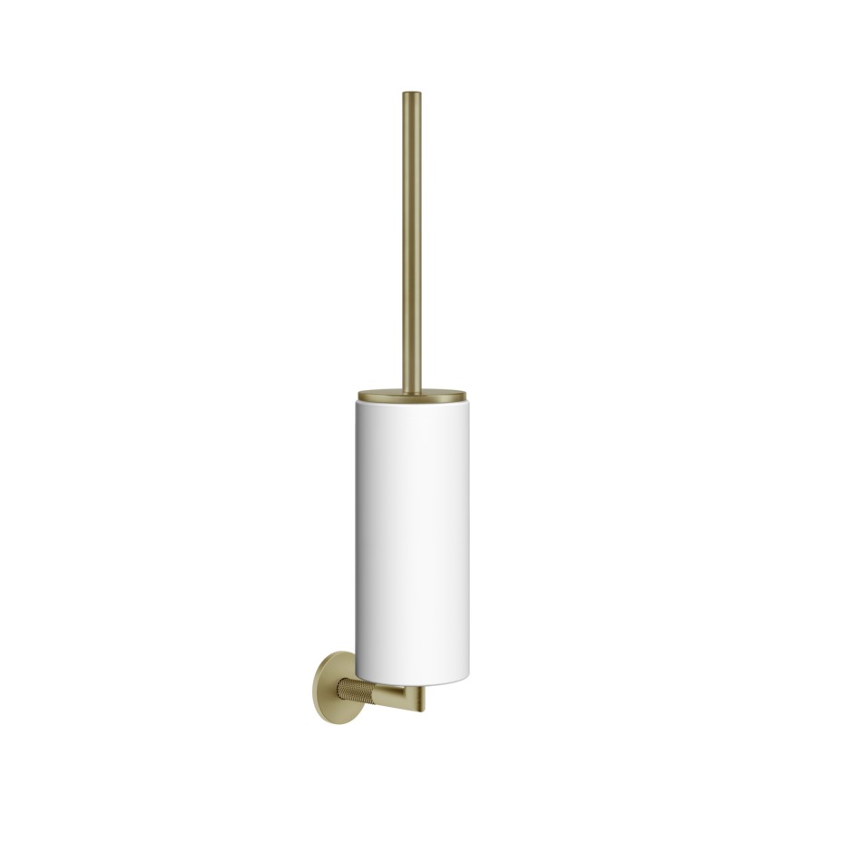 Gessi Anelo Ершик для унитаза подвесной с керамической колбой, цвет: brushed brass PVD 63719#727
