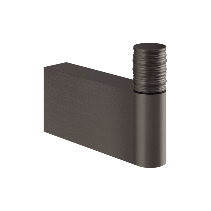 Gessi Habito Trame Крючок для полотенец одинарный, подвесной, цвет: black metal brushed PVD 70323#707