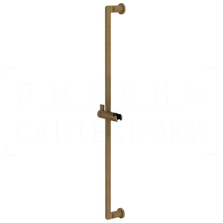 Gessi Inciso Душевая штанга 84,1 см, с держателем для лейки, цвет: antique brass 58144#713