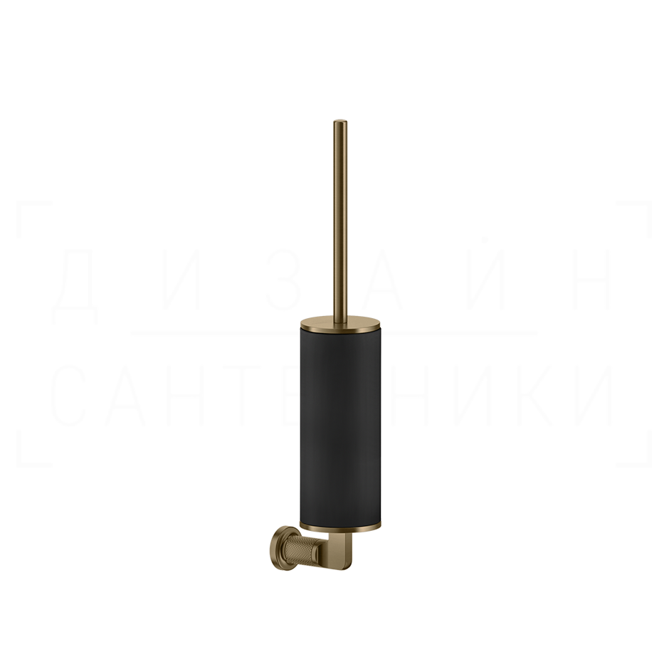 Gessi Inciso Ершик для унитаза подвесной, колба Neolite, цвет: black/deep bronze brushed PVD 58520#791