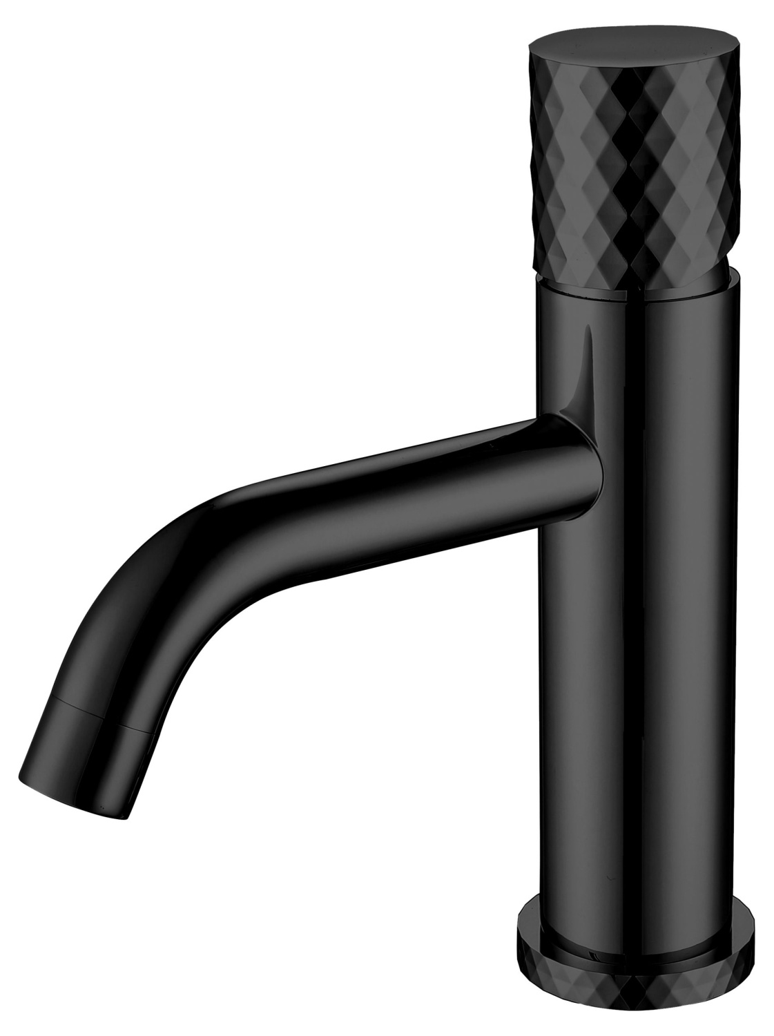 Boheme Stick Diamond Смеситель для раковины длина излива 13,5 см, без донного клапана, цвет: black 121-BB