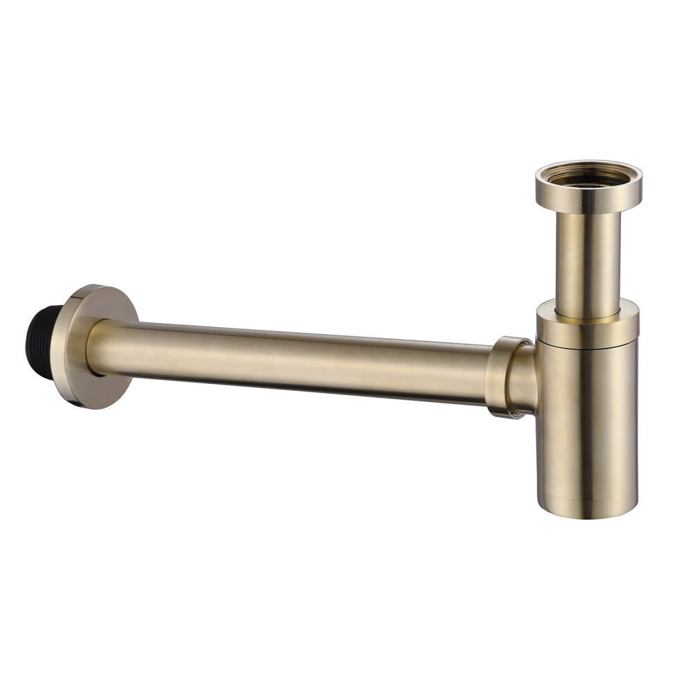 Abber Сифон для раковины латунный 7x35,5x20h см, цвет: золото матовое AF0030G