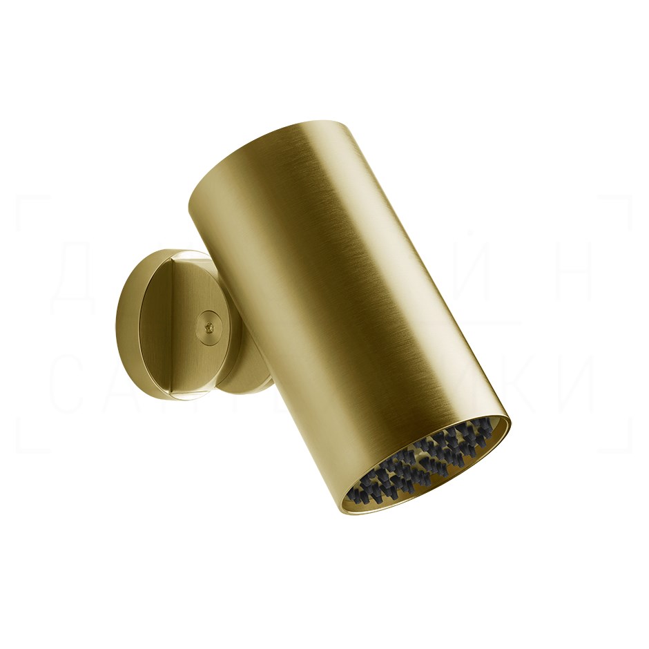 Gessi Spotwater Верхний душ d7,9 см, настенный, 1 вид струи тропический ливень, цвет: gold brushed 57263#716