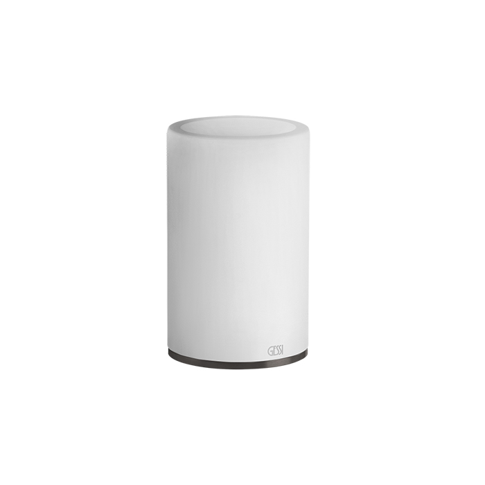 Gessi 316 Accessories Стакан для зубных щеток настольный, керамический, цвет:brushed black metal PVD 54731#707