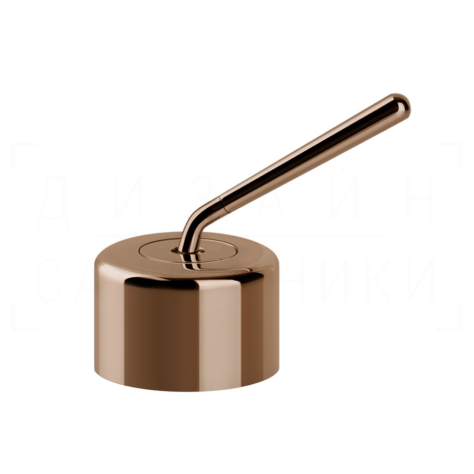 Gessi Goccia Смеситель для раковины, без излива и донного клапана, цвет: copper PVD 33700#030