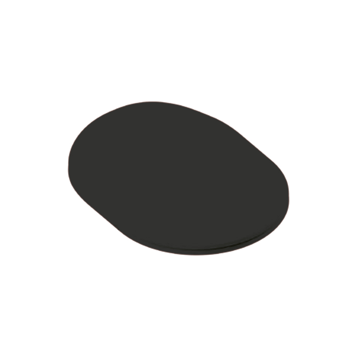 ArtCeram Chic Крышка-сиденье для унитаза с микролифтом, цвет: matt black/chrome CHA001 17 71
