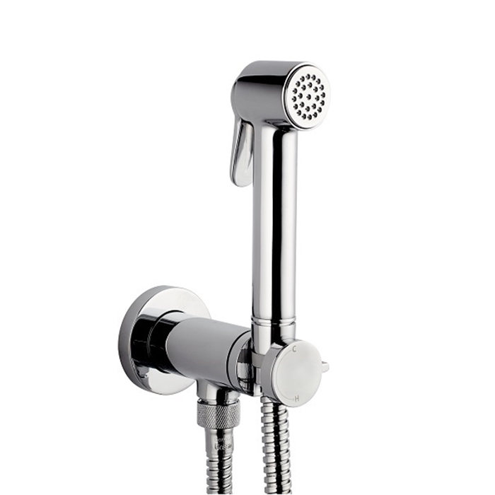 Bossini Paloma Гигиенический душ с прогрессивным смесителем, шланг 125 см, цвет: хром E37007.030