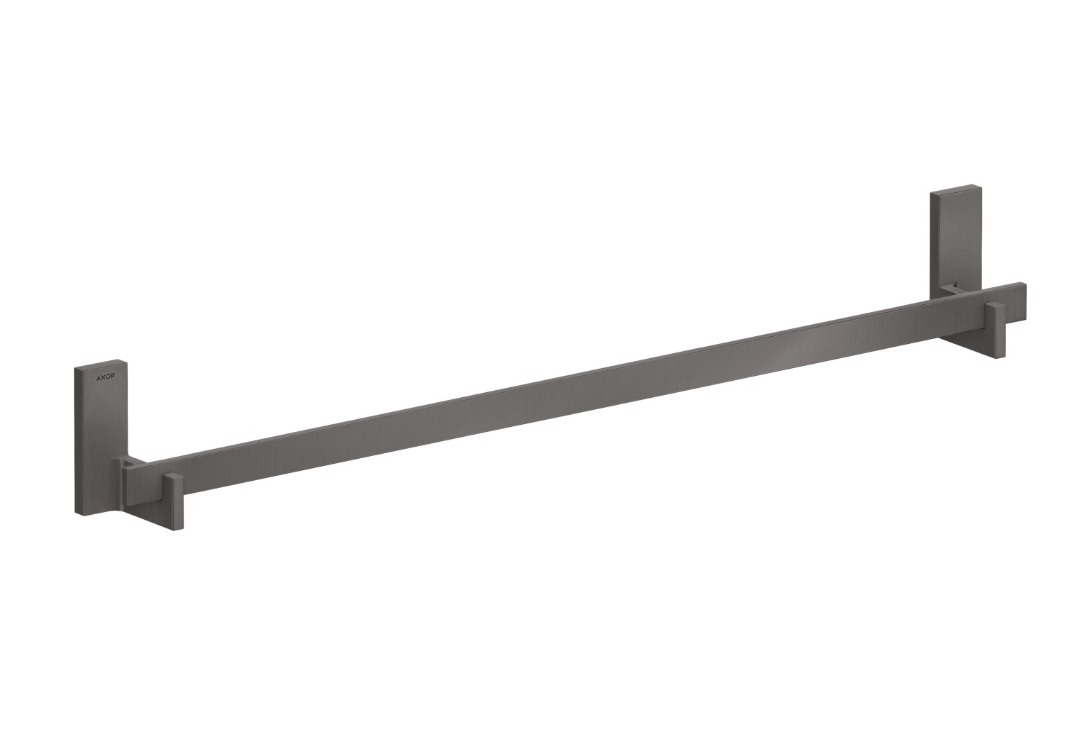 Axor Universal Rectangular Полотенцедержатель 84 см, подвесной, цвет: шлифованный черный хром 42683340