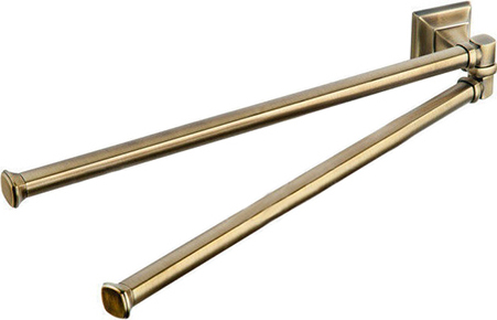 Colombo Design Portofino Полотенцедержатель двойной, 41,5см, подвесной. цвет: bronze B3212.bron