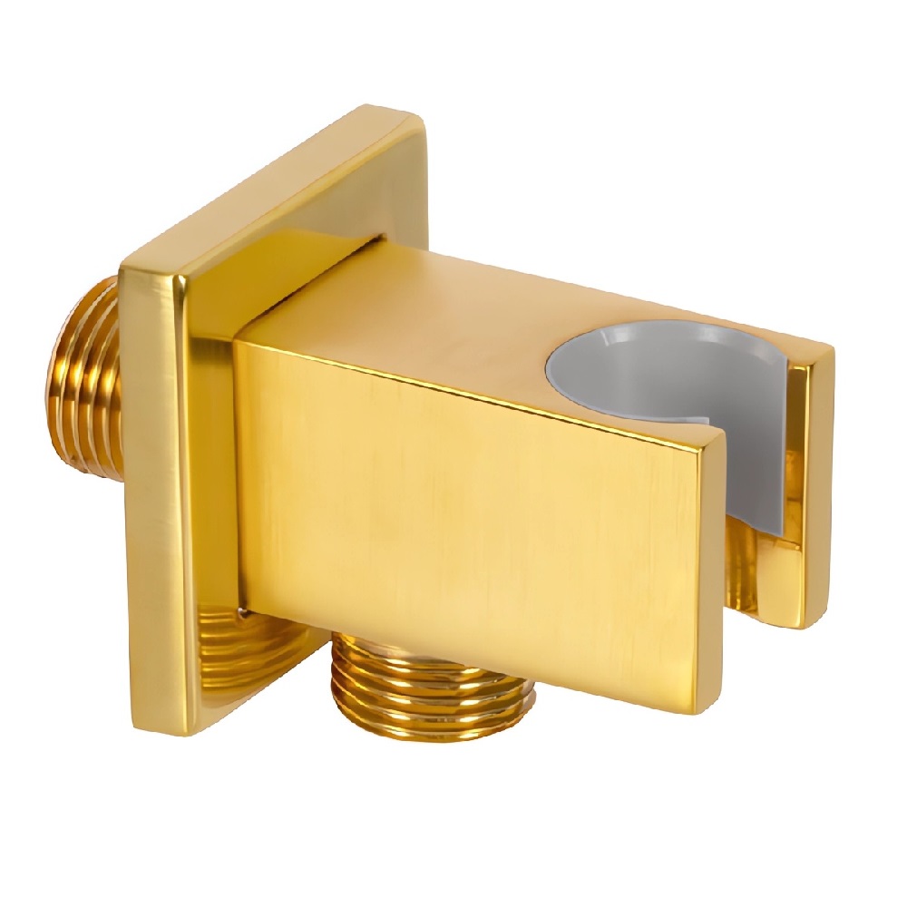 Remer Шланговое подключение с держателем душа, цвет: oro spazzolato 337QBG