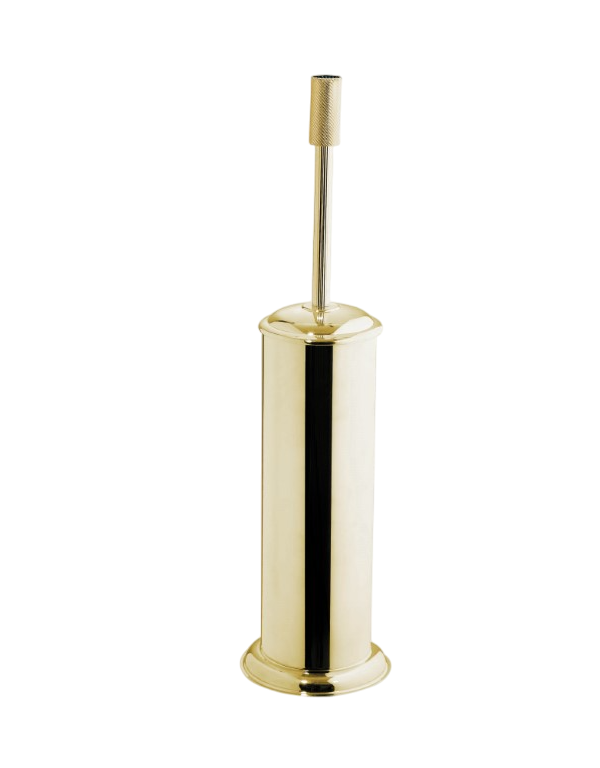 Boheme Royal Cristal Ершик для унитаза напольный с латунной колбой, цвет: gold 10928-G-B