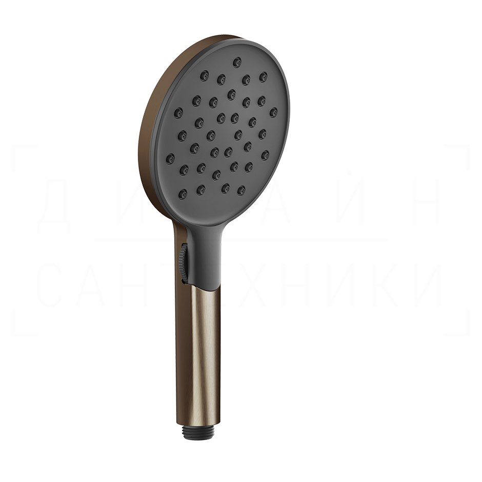Gessi Ручной душ с 2 видами струи, с переключателем, цвет: coffee bronze brushed PVD 47350#761