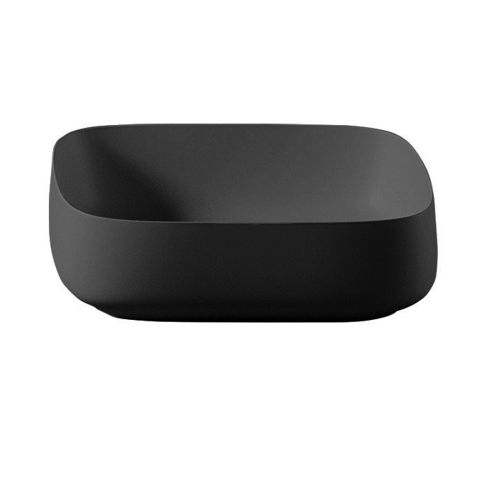 ArtCeram Cognac Раковина чаша 55x35x15,5h см, без перелива, покрытие Saniglaze, цвет: glossy black COL008 03 34