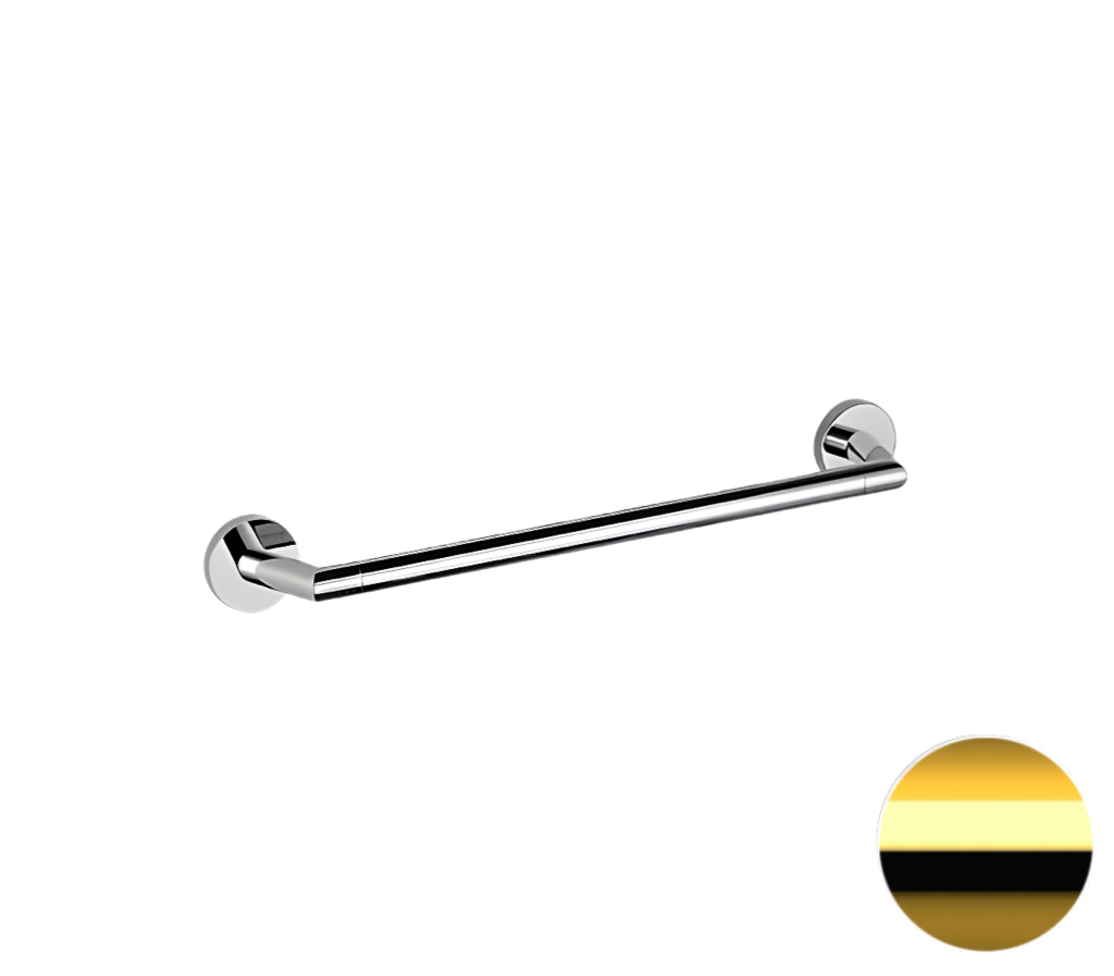 Remer Guest Полотенцедержатель 52 см, подвесной, латунь, цвет: oro lucido GS40DO