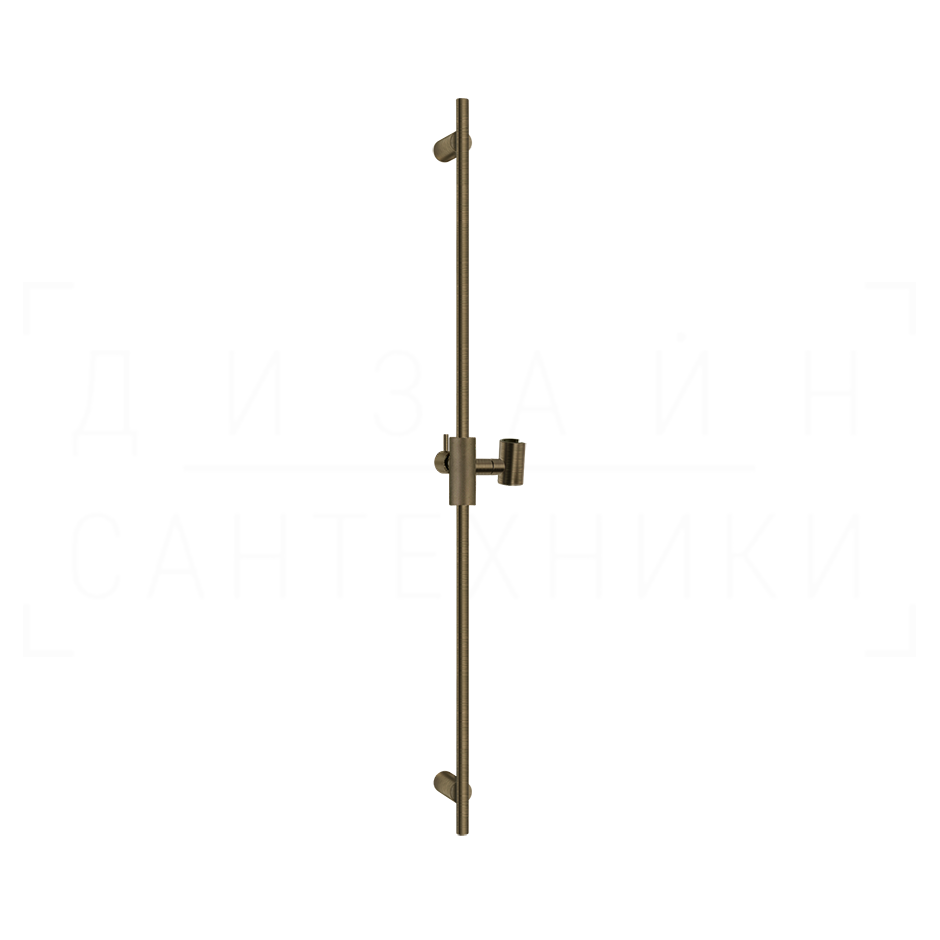 Gessi Anello Душевая штанга 90 см, с держателем для лейки, цвет: antique brass 63485#713