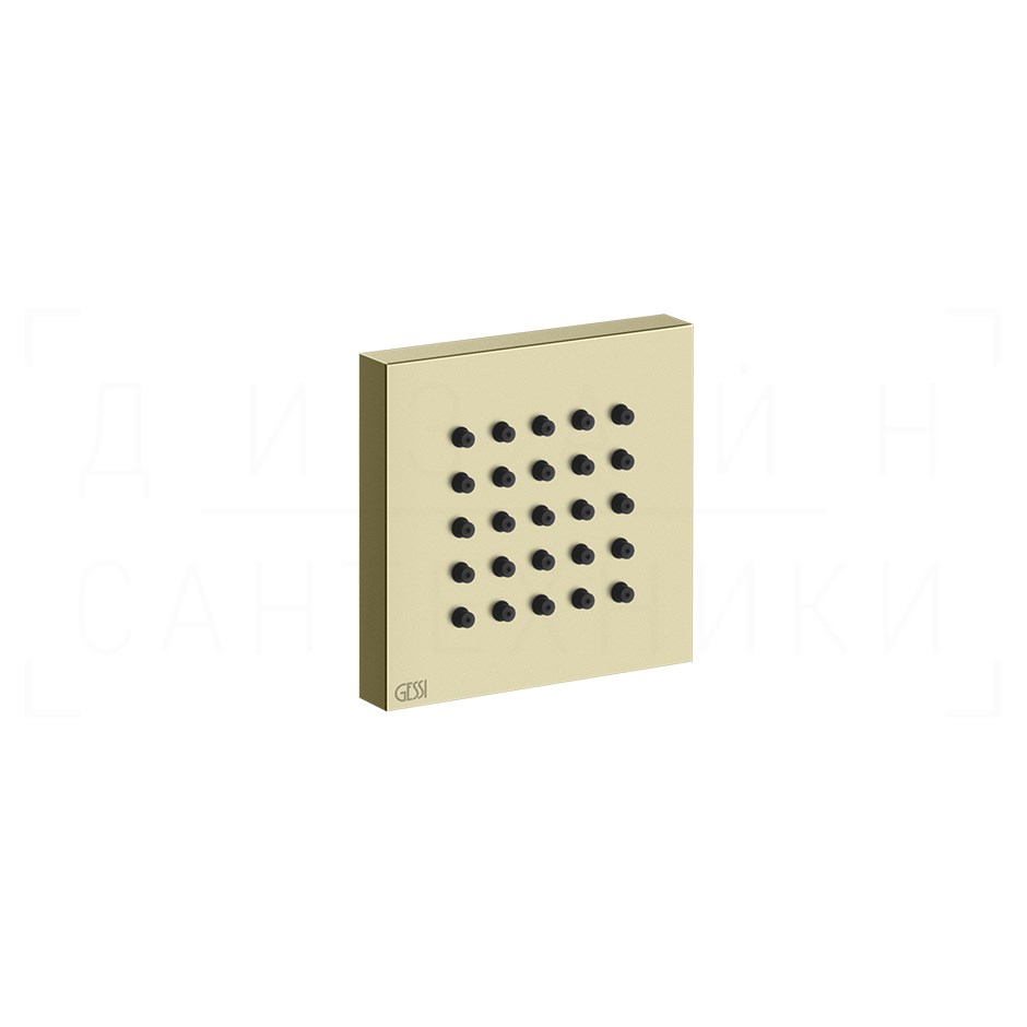Gessi Body Jets Душевая форсунка боковая 6,5 см цвет: brass PVD 32973#710