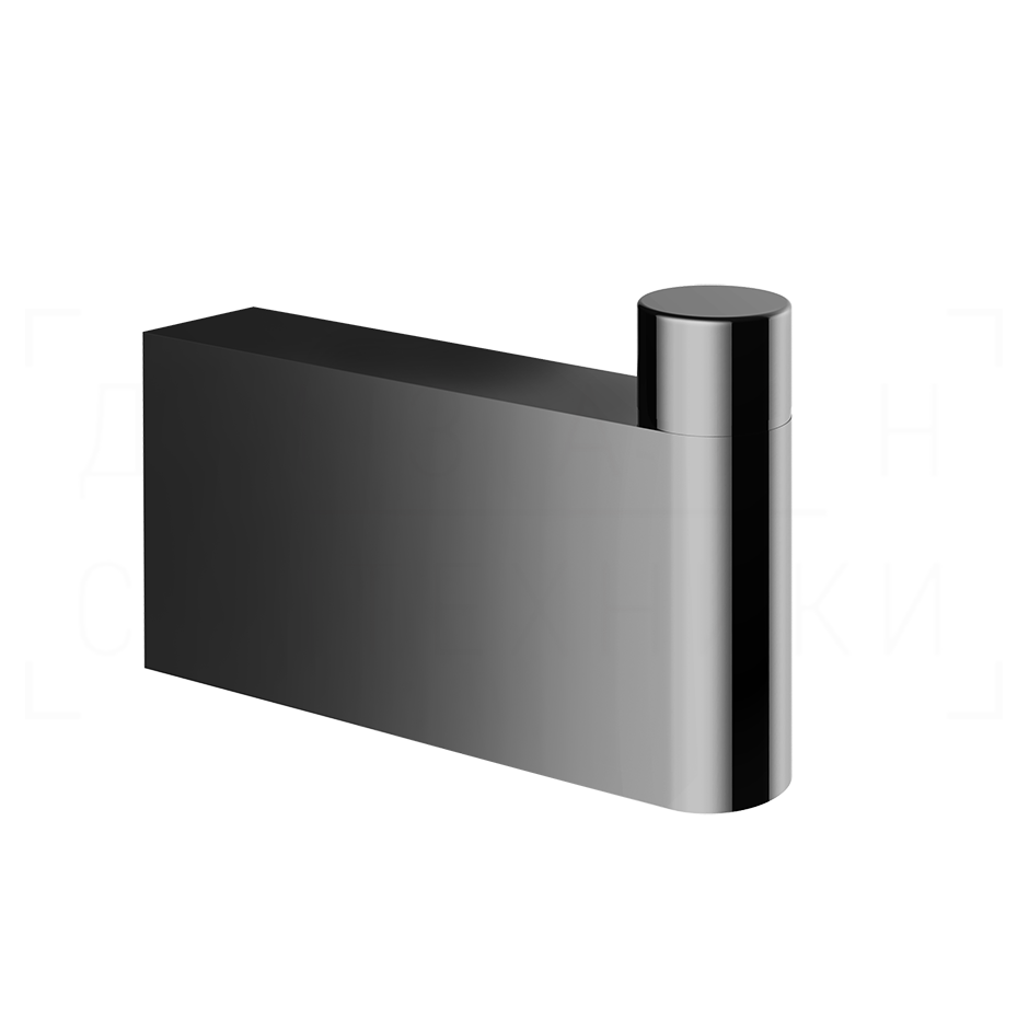 Gessi Origini Крючок для полотенец одинарный, подвесной, цвет: black metal PVD 66523#706
