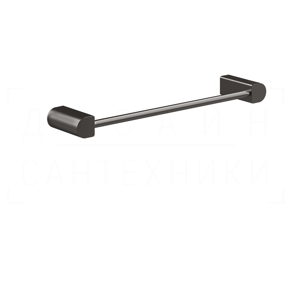 Gessi Rilievo Полотенцедержатель 32,8 см, подвесной, цвет: black metal brushed PVD 59397#707