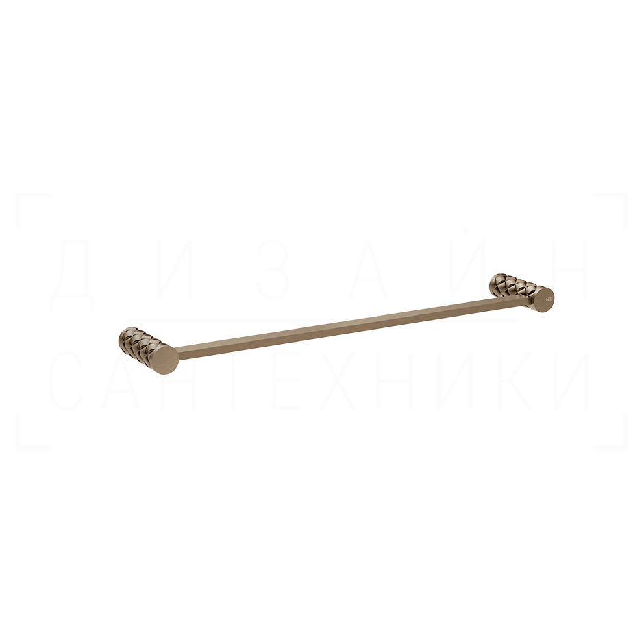 Gessi Pelle Полотенцедержатель 47,8 см, подвесной, цвет: coffee bronze brushed PVD 78600#761