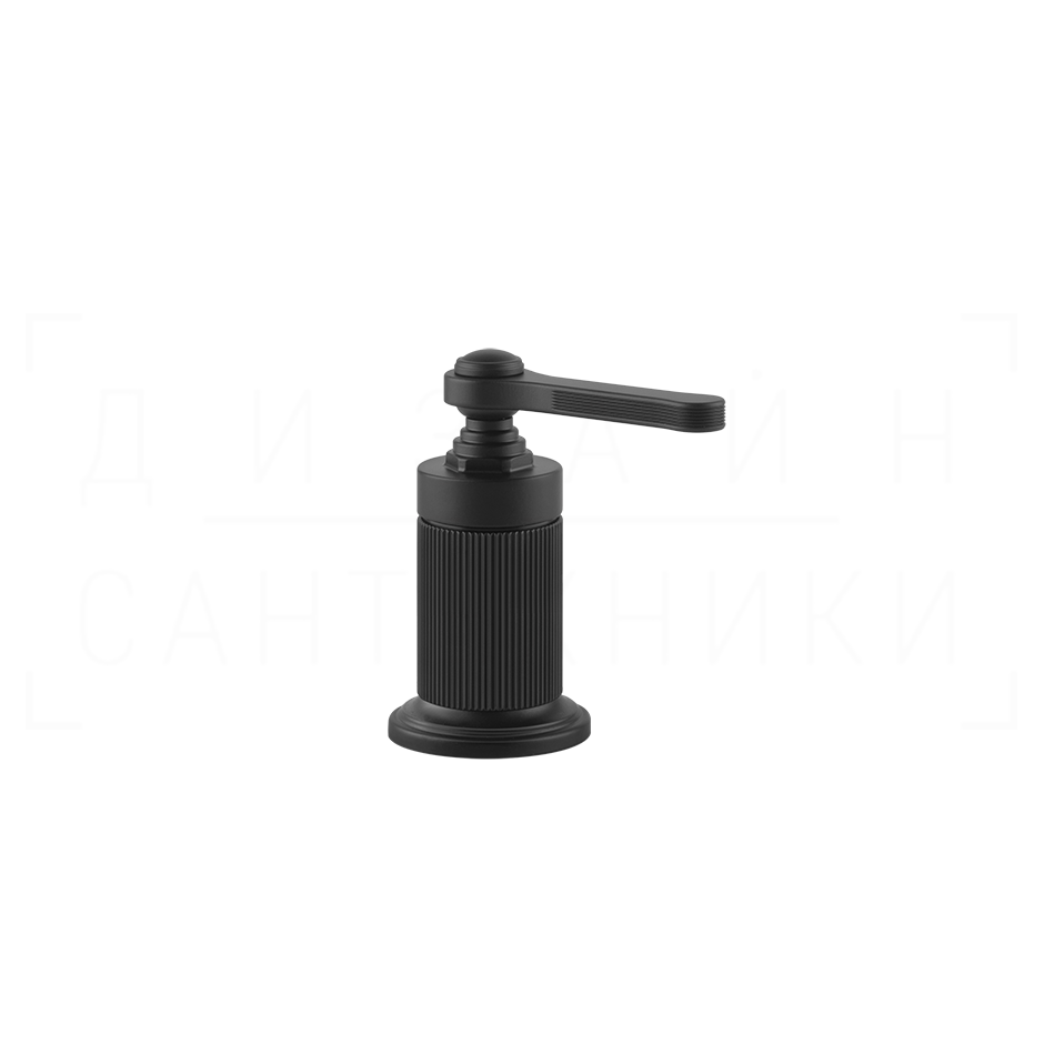 Gessi Venti20 Смеситель для раковины, без излива и донного клапана, цвет: matte black 65100#299