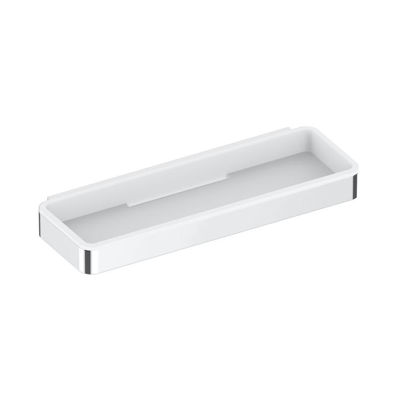 Keuco Plan Полка корзинка для душа 28,8x10,2 см, подвесная, цвет: нержавеющая сталь 14958 070051