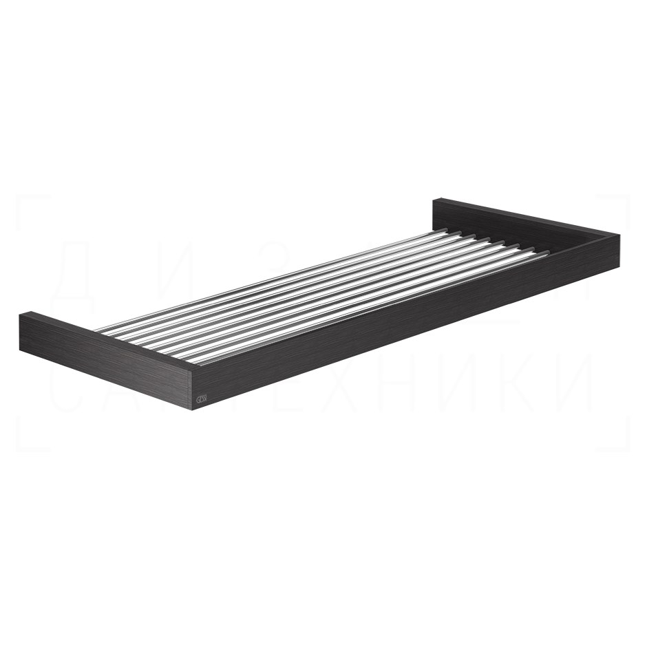 Gessi Inverso/Rettangolo Полочка-решетка металлическая 61,5 см, подвесная, цвет: aged bronze 20950#187