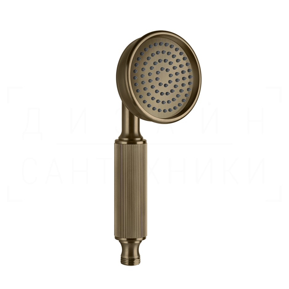 Gessi Venti20 Ручной душ с 1 видом струи, цвет: deep bronze brushed PVD 65154#791