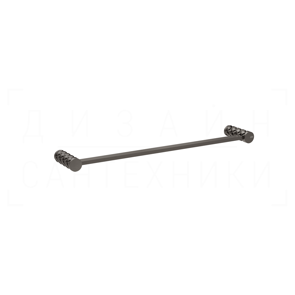 Gessi Pelle Полотенцедержатель 47,8 см, подвесной, цвет: black metal brushed PVD 78600#707