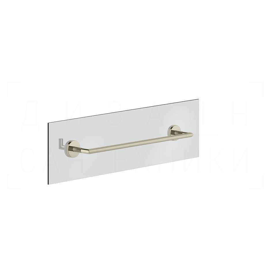 Gessi Anello Полотенцедержатель для крепления на стекло 50 см, цвет: nickel PVD 63826#720