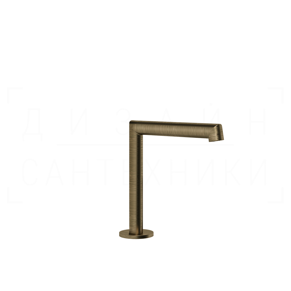 Gessi Anello Излив отдельностоящий для раковины 14,4 см, цвет: antique brass 63321#713