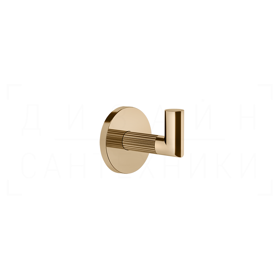 Gessi Ingranaggio Крючок для полотенец одинарный, подвесной, цвет: warm bronze PVD 63821#735