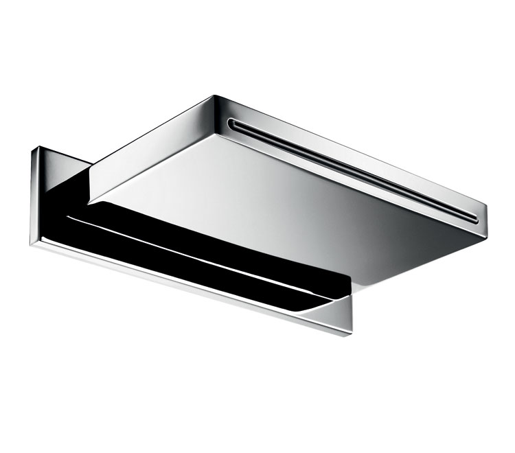 Almar Waterfall Излив настенный для ванны 14 см, цвет: brushed stainless steel E044086.316