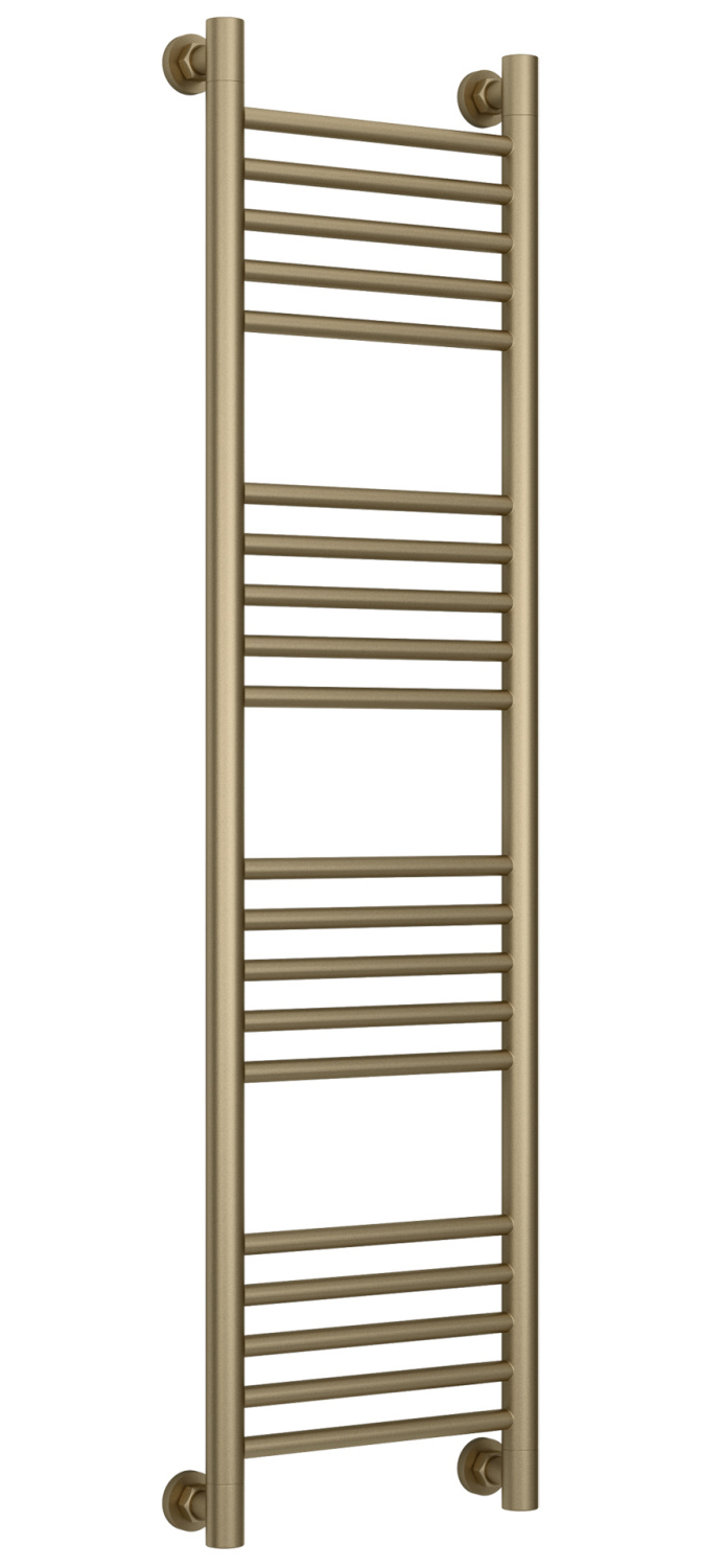 Сунержа Богема+ прямая Полотенцесушитель водяной 35х126,2h см, цвет: золотой шёлк матовый 32-0220-1230
