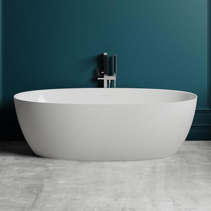 Salini Alda Ванна из S-Stone отдельностоящая 175x92,4 см, цвет: белый матовый 101911SM