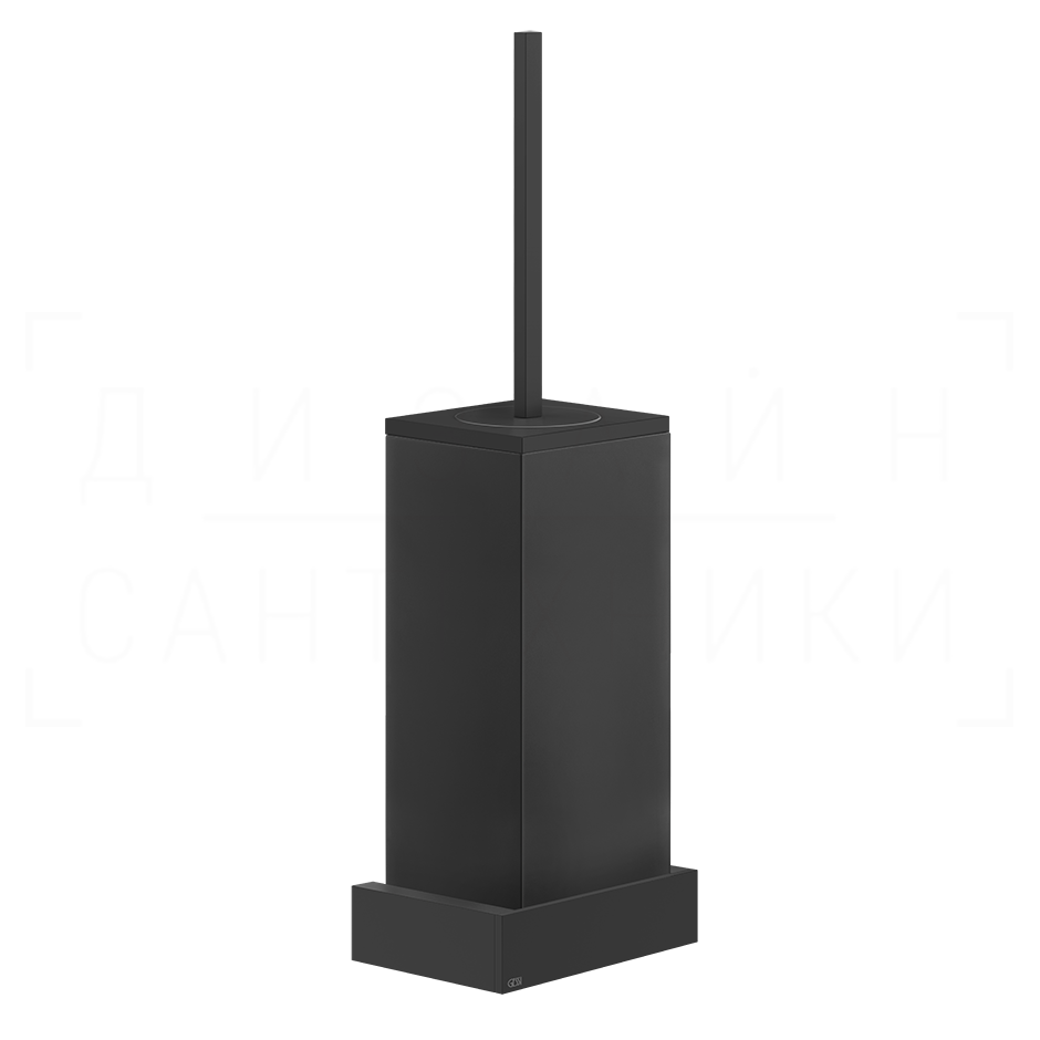 Gessi Inverso/Rettangolo Ершик для унитаза подвесной, колба Neolite, цвет: black/matte black 20820#299