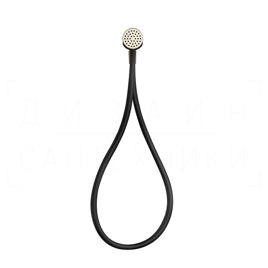Gessi Hi-Fi Душевой гарнитур магнитный: ручной душ, держатель, шланг 150 см, цвет: nickel PVD 63199#720