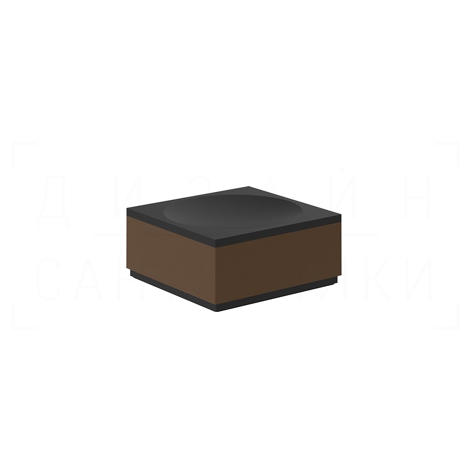 Gessi Jacqueline Мыльница с керамической чашей, настольный, цвет: dark bronze 77525#845