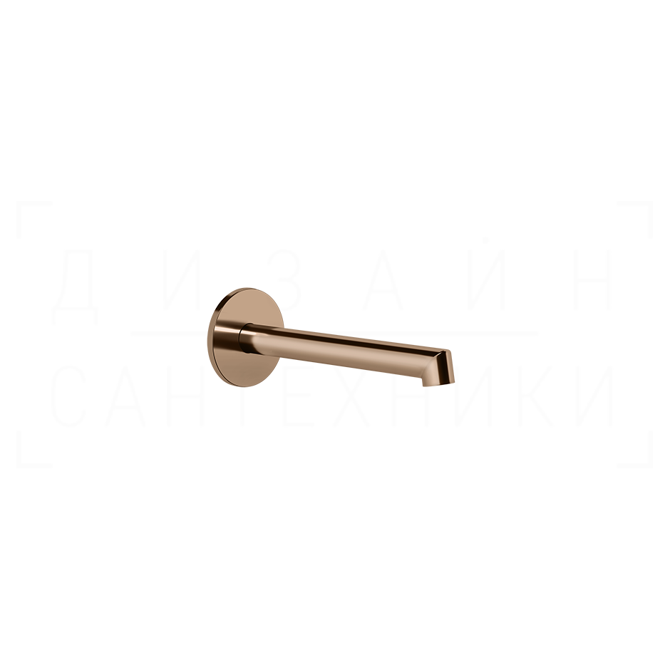 Gessi Ingranaggio Излив настенный 16,4 см, фиксированный, цвет: copper PVD 63403#030