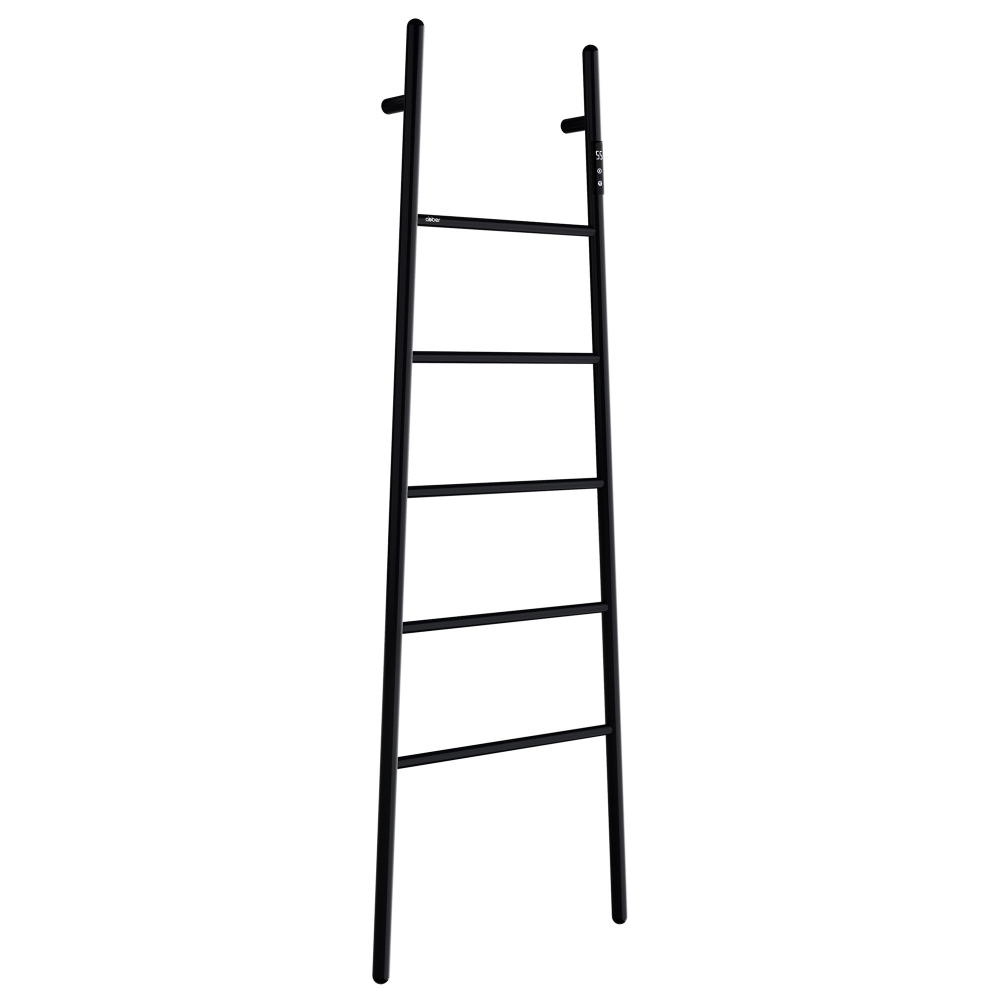 Abber Treppe Полотенцесушитель электрический 53x152h см, цвет: черный матовый AH4705MB