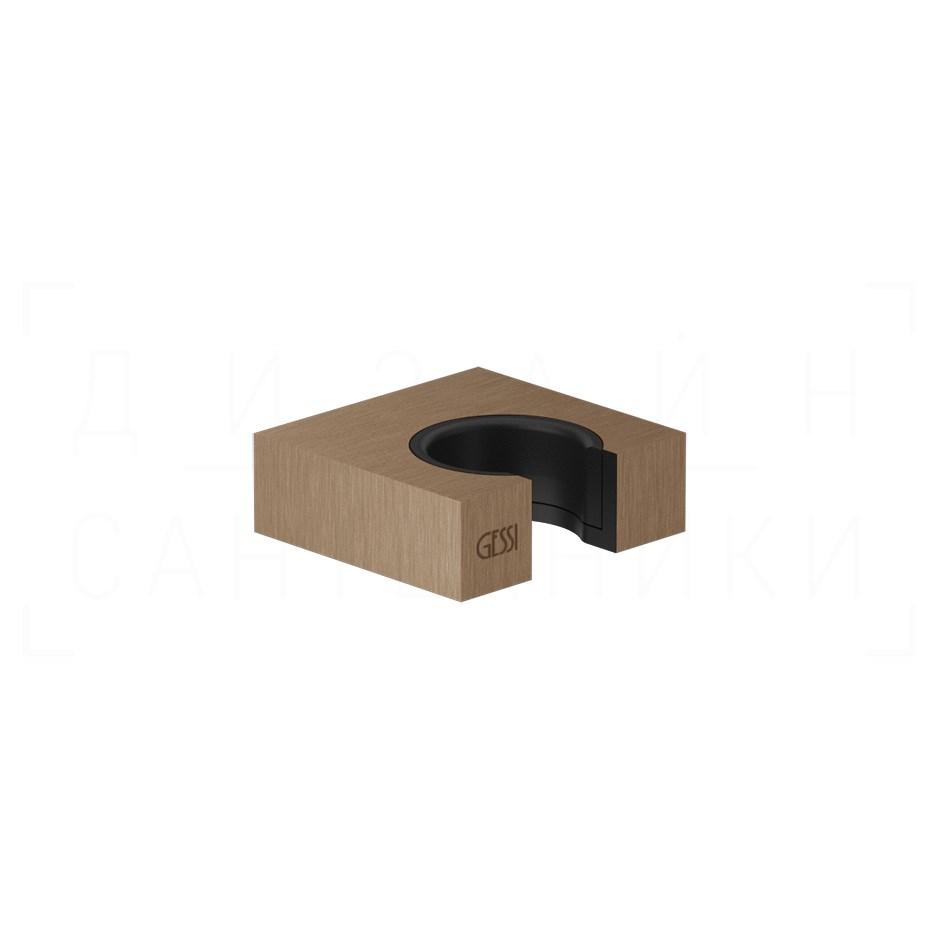 Gessi Rettangolo Держатель для ручного душа неподвижный, цвет: copper brushed PVD 20157#708