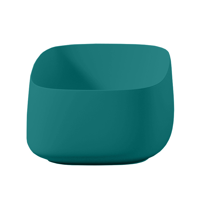 ArtCeram Cognac Раковина чаша 43x43x22h см, без перелива, покрытие Saniglaze, цвет: green foresta COL006 43 00