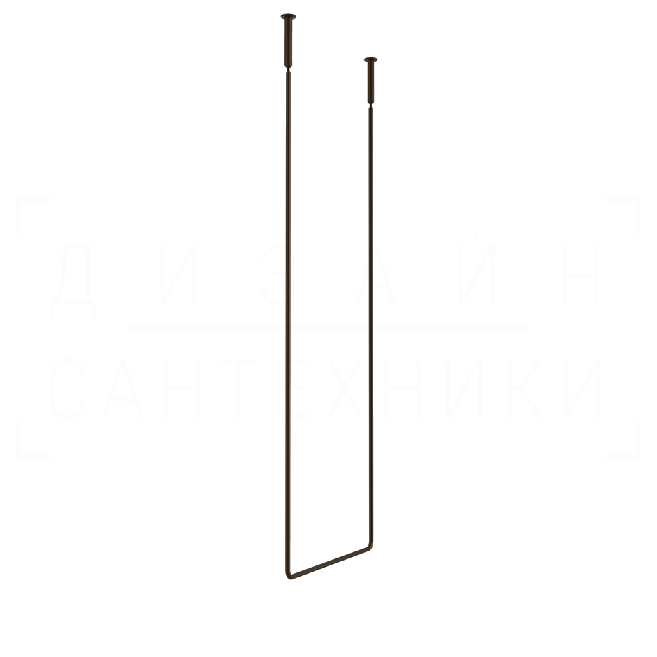 Gessi Goccia Полотенцедержатель потолочный 46,4x160h см, подвесной, цвет: dark bronze 38144#845