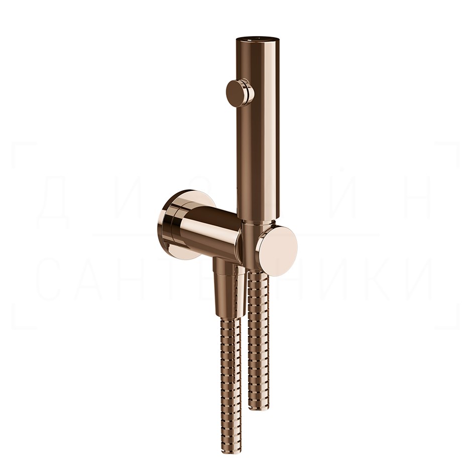 Gessi Total Look Гидроершик без смесителя, шланг 125 см, цвет: copper PVD 45121#030