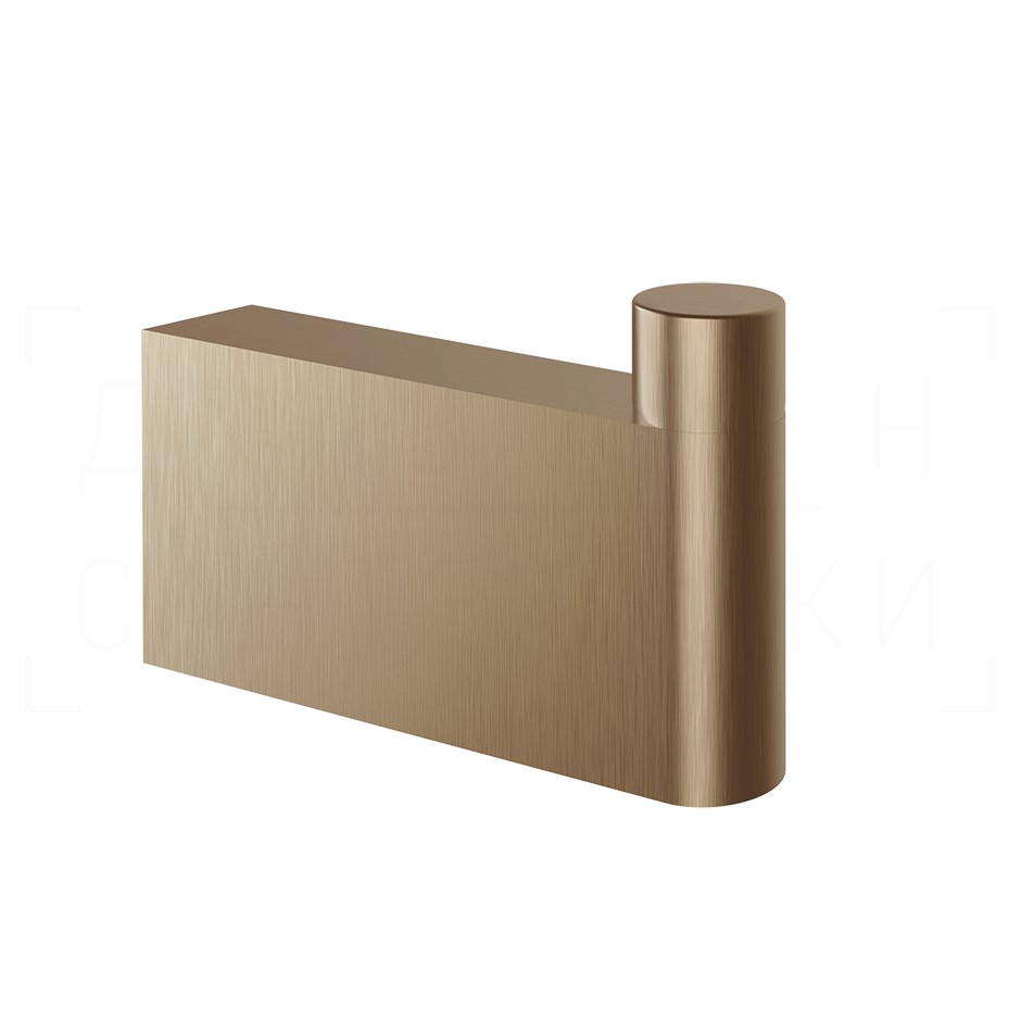 Gessi Origini Крючок для полотенец одинарный, подвесной, цвет: deep bronze brushed PVD 66523#791