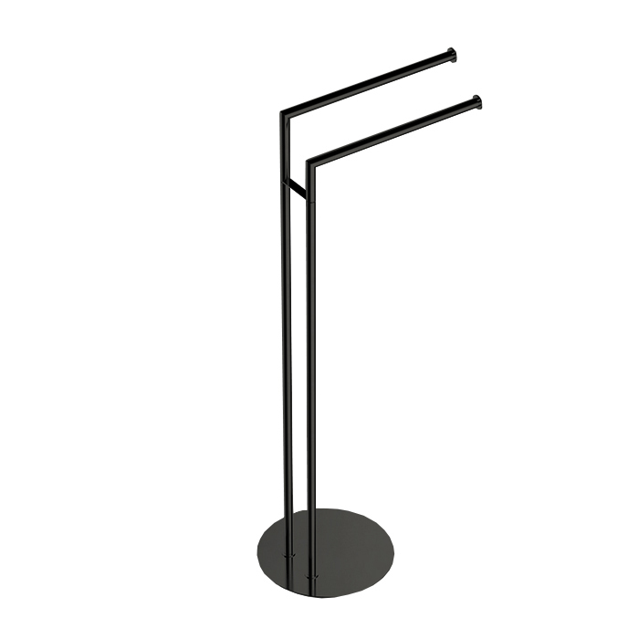 Colombo Design Mini Стойка напольная с двойным полотенцедержателем 83,5h cм, цвет: matt graphite B4038.GM