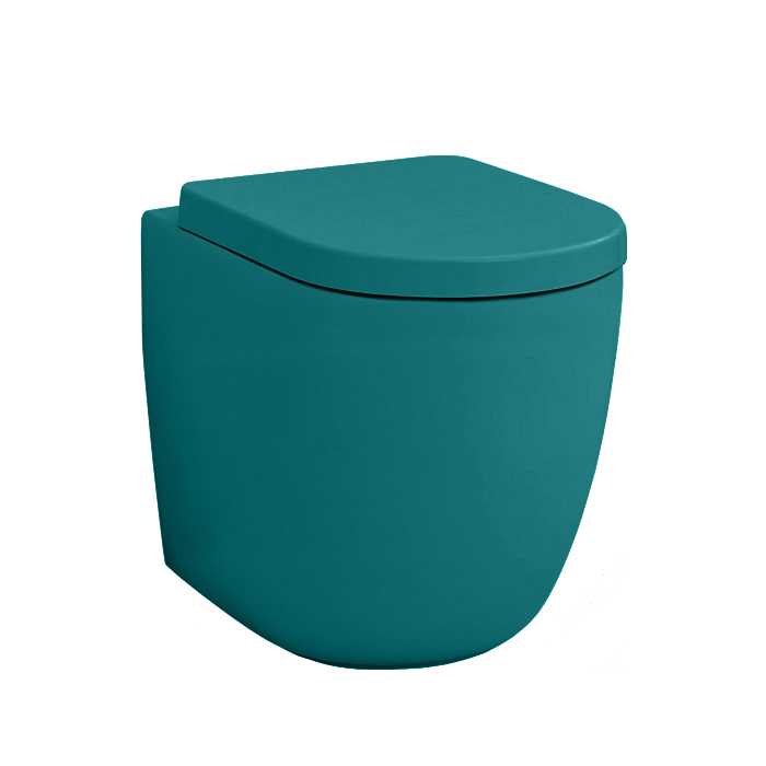 ArtCeram File 2.0 Унитаз напольный безободковый 37x52 см, цвет: verde foresta FLV005 43 00