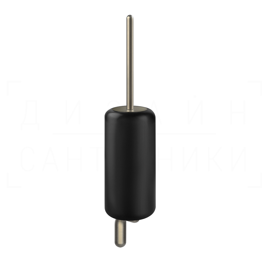Gessi Goccia Ершик для унитаза подвесной, колба Gres, цвет: black/finox brushed nickel 38020#149