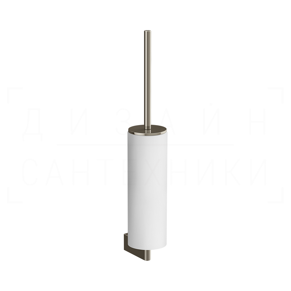 Gessi Origini Ершик для унитаза подвесной, с кермической колбой Neolite, цвет: white/nickel PVD 66419#720