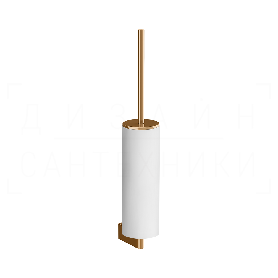 Gessi Origini Ершик для унитаза подвесной, с кермической колбой Neolite, цвет: white/warm bronze PVD 66419#735