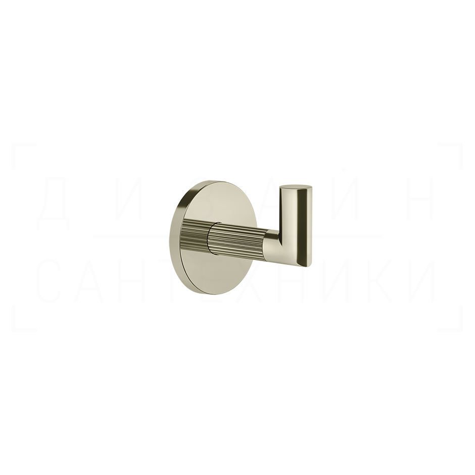Gessi Ingranaggio Крючок для полотенец одинарный, подвесной, цвет: nickel PVD 63821#720